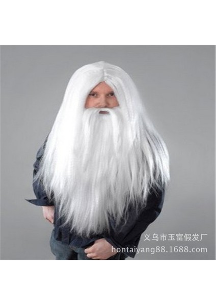 Noel Noel Baba Sakal Peruk Cadılar Bayramı Yaşlı Adam Peruk Noel Peruk Sakal Takım Elbise (Yurt Dışından) fiyatları