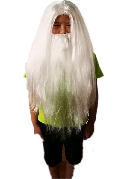 Noel Noel Baba Sakal Peruk Cadılar Bayramı Yaşlı Adam Peruk Noel Peruk Sakal Takım Elbise (Yurt Dışından) modelleri