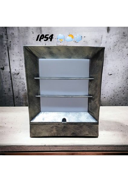 Antik Eskitme, E27 Duy Dış Mekan Aplik, Bahçe Armatürü, Çim Üzeri, Yürüyüş Yolu, Taş Duvar Armatürü