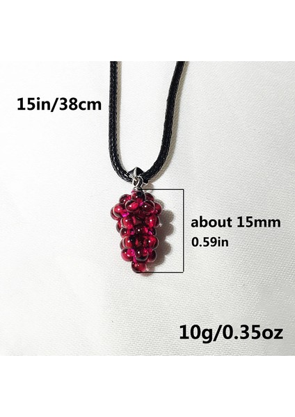 1 Adet Doğal Garnet Üzüm Kolye Kadın Kolye Reiki Şifa Dekorasyon Gerçek Mineral Malzeme Kristaller Boncuk Ham Taş Takı (Yurt Dışından) fiyatları