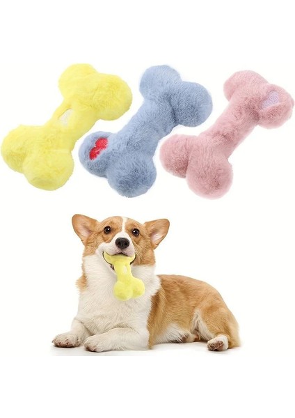Pet Peluş Oyuncak Kemik Tasarım Kedi Köpek Interaktif Oyuncak Pet Malzemeleri (Yurt Dışından) fiyatları