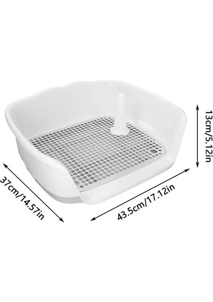 Çıkarılabilir Pet Tuvalet Tnabilir Köpek Lazı mlık Tava ile Sütun Tuvalet Mat Tuvalet Eğitim Kutusu Üriner Eğitmen Pee Pad Kediler ve Köpek Için (Yurt Dışından)