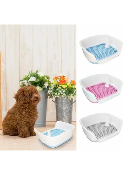 Çıkarılabilir Pet Tuvalet Tnabilir Köpek Lazı mlık Tava ile Sütun Tuvalet Mat Tuvalet Eğitim Kutusu Üriner Eğitmen Pee Pad Kediler ve Köpek Için (Yurt Dışından) fiyatları