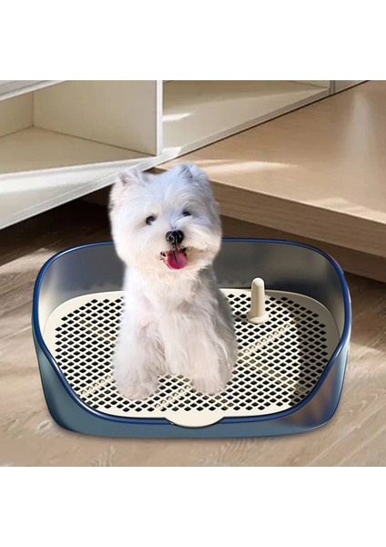 Pet Köpek Tuvalet Tnabilir Köpek Lazımlık Pan Eğitmen Çöp Kutusu Anti-Sıçrama Evcil Wc Tuvalet Yavru Kedi Temizleme Aracı (Yurt Dışından)