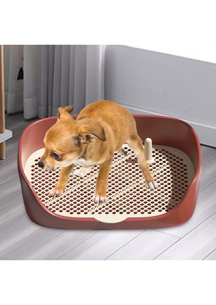 Pet Köpek Tuvalet Tnabilir Köpek Lazımlık Pan Eğitmen Çöp Kutusu Anti-Sıçrama Evcil Wc Tuvalet Yavru Kedi Temizleme Aracı (Yurt Dışından)