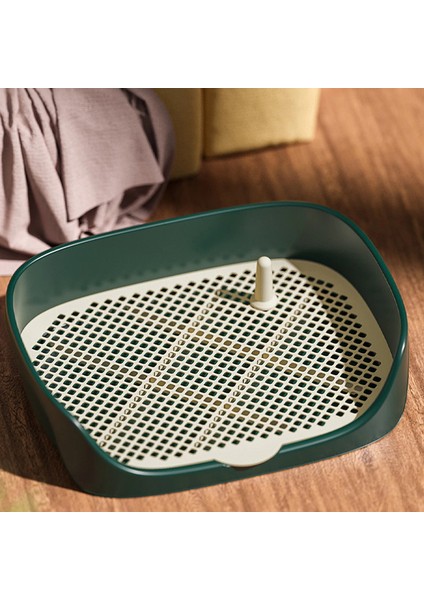 Pet Köpek Tuvalet Tnabilir Köpek Lazımlık Pan Eğitmen Çöp Kutusu Anti-Sıçrama Evcil Wc Tuvalet Yavru Kedi Temizleme Aracı (Yurt Dışından)
