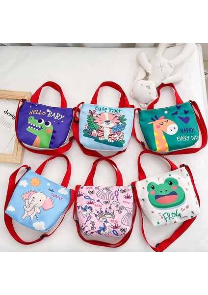 Sevimli Hayvan Kız Kanvas Çocuk Eğlence Messenger Omuz Çantası (Yurt Dışından) fiyatları
