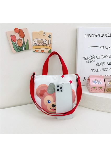 Karikatür Kız Kanvas Çocuk Eğlence Messenger Omuz Çantası (Yurt Dışından) fırsatları
