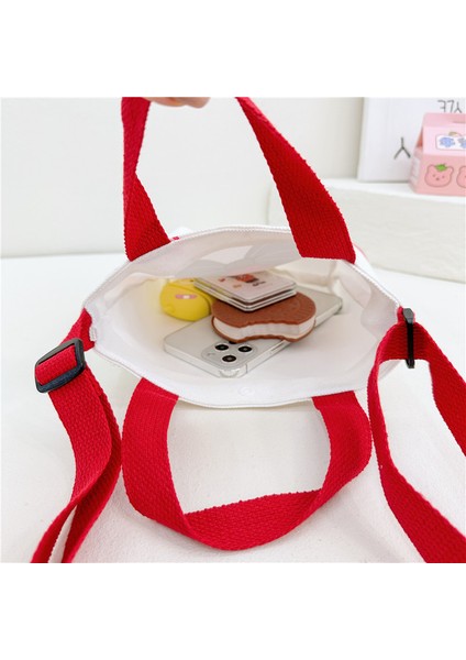 Karikatür Kız Kanvas Çocuk Eğlence Messenger Omuz Çantası (Yurt Dışından) modelleri