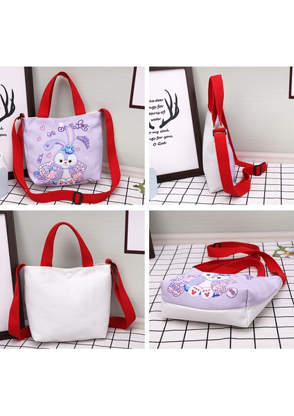 Disney Stella Lou Kız Kanvas Çocuk Eğlence Messenger Omuz Çantası (Yurt Dışından)