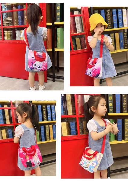 Disney Stella Lou Kız Kanvas Çocuk Eğlence Messenger Omuz Çantası (Yurt Dışından) indirimleri