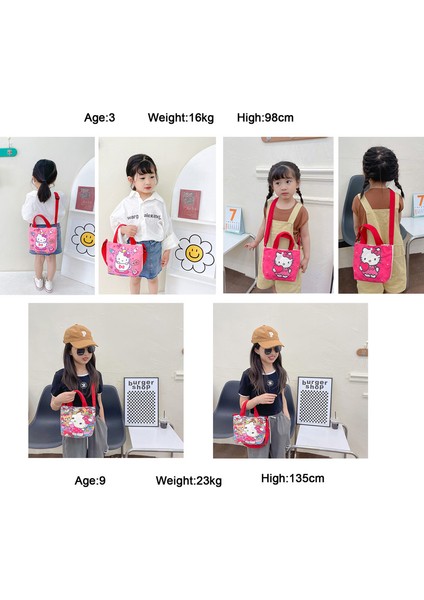 Hello Kitty Kız Kanvas Çocuk Eğlence Messenger Omuz Çantası (Yurt Dışından) indirimleri