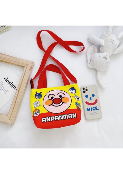 Anpanman Kız Kanvas Çocuk Eğlence Messenger Omuz Çantası (Yurt Dışından)