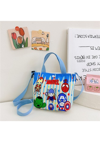 Bolso Bandolera Mensajero De Ocio Para Niños De Lona De Niña De Dibujos Animados De Moda (Yurt Dışından)