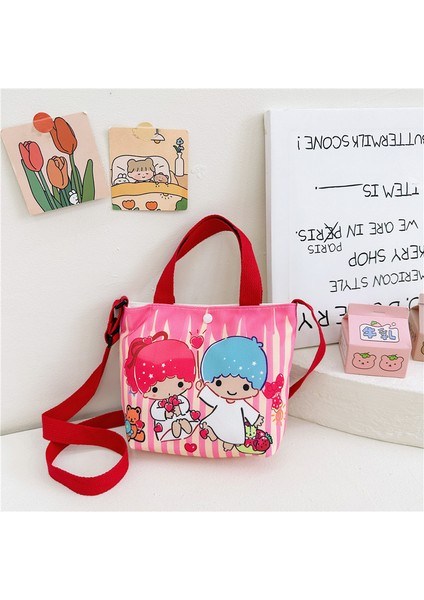 Bolso Bandolera Mensajero De Ocio Para Niños De Lona De Niña De Dibujos Animados De Moda (Yurt Dışından)