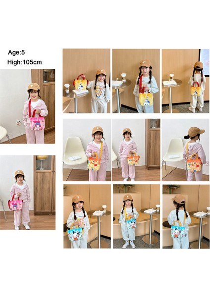 Bolso Bandolera Mensajero De Ocio Para Niños De Lona De Niña De Dibujos Animados De Moda (Yurt Dışından) indirimleri