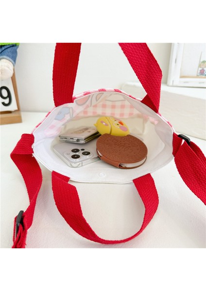 Moda Stil Kız Kanvas Çocuk Eğlence Messenger Omuz Çantası (Yurt Dışından) fırsatları