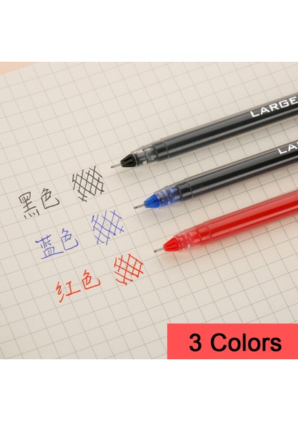 12 Parça 0.5mm Sıvı Mürekkep Rollerball Jel Kalem Büyük Kapasiteli Yazma Pürüzsüz Okul Öğrenci Ofis Kırtasiye (Yurt Dışından)