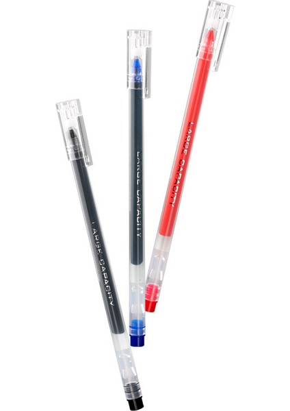 12 Parça 0.5mm Sıvı Mürekkep Rollerball Jel Kalem Büyük Kapasiteli Yazma Pürüzsüz Okul Öğrenci Ofis Kırtasiye (Yurt Dışından)