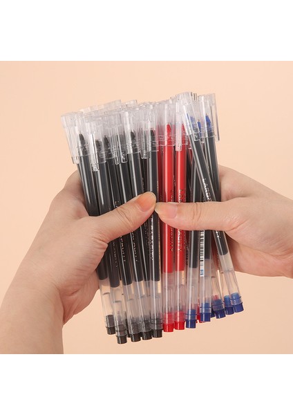 12 Parça 0.5mm Sıvı Mürekkep Rollerball Jel Kalem Büyük Kapasiteli Yazma Pürüzsüz Okul Öğrenci Ofis Kırtasiye (Yurt Dışından)