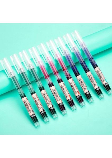 20 Parça 0.5mm Ince Nokta Düz Sıvı Jel Kalem Hızlı Kuru Rulo Tükenmez Kalem (Yurt Dışından) modelleri