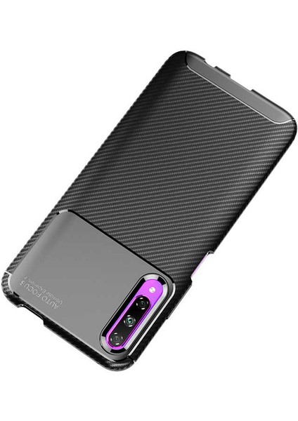 Huawei P Smart Pro 2019 Kılıf Karbon Koruyucu Yumuşak Silikon Nero Kapak modelleri