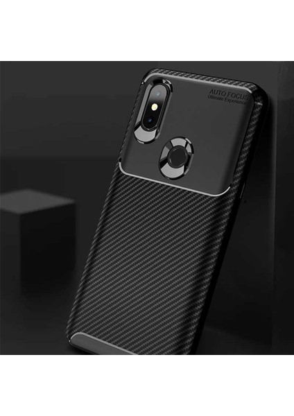 Xiaomi Mi Mix 3 Kılıf Karbon Koruyucu Yumuşak Silikon Nero Kapak