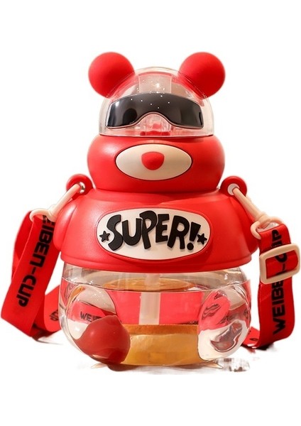 Yüksek Değerli Su Bardağı Taşınabilir Büyük Kapasiteli Plastik Çocuk Askılı Hasır Bardak (Yurt Dışından)