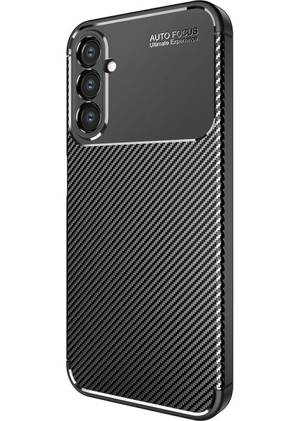 Samsung Galaxy A24 Kılıf Karbon Koruyucu Yumuşak Silikon Nero Kapak