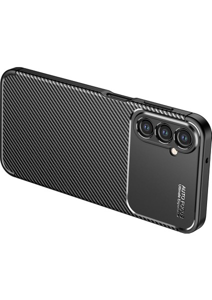 Samsung Galaxy A24 Kılıf Karbon Koruyucu Yumuşak Silikon Nero Kapak