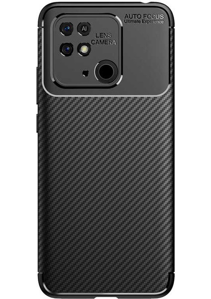 Xiaomi Poco C40 Kılıf Karbon Koruyucu Yumuşak Silikon Nero Kapak