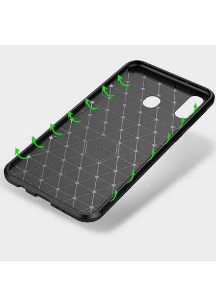 Samsung Galaxy M20 Kılıf Karbon Koruyucu Yumuşak Silikon Nero Kapak fiyatları