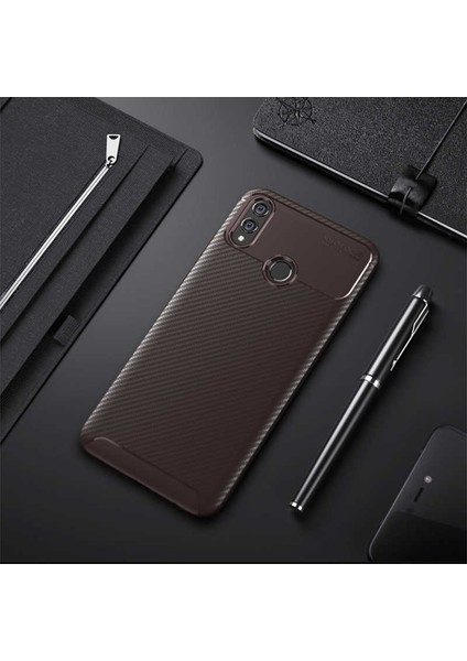 Xiaomi Mi Play Kılıf Karbon Koruyucu Yumuşak Silikon Nero Kapak