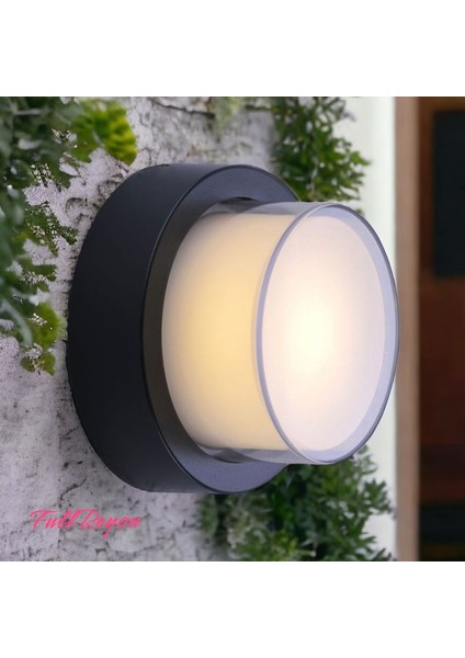 4200 Kelvin, 1000 Lümen, 12 Wat LED Aplik, Bahçe, Balkon, Banyo, Salon, Iç ve Dış Mekan LED Armatür