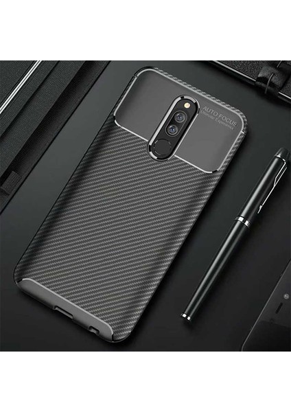 Xiaomi Redmi 8 Kılıf Karbon Koruyucu Yumuşak Silikon Nero Kapak