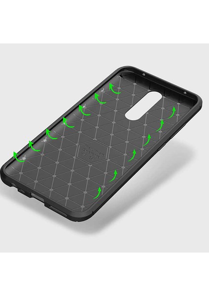 Xiaomi Redmi 8 Kılıf Karbon Koruyucu Yumuşak Silikon Nero Kapak