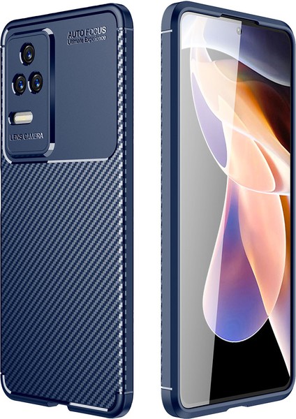 Xiaomi Poco F4 Kılıf Karbon Koruyucu Yumuşak Silikon Nero Kapak