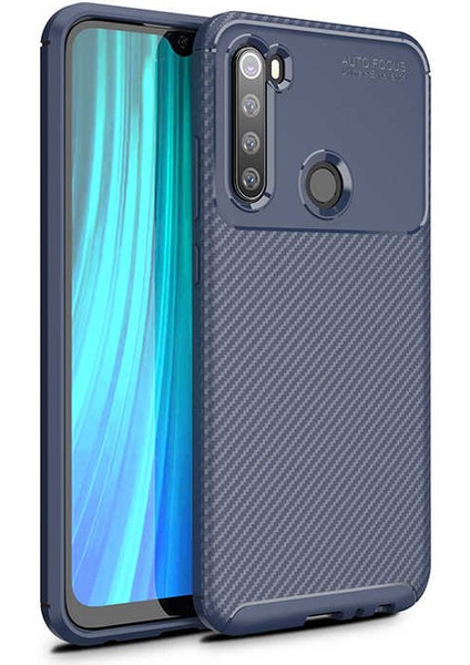 Xiaomi Redmi Note 8 Kılıf Karbon Koruyucu Yumuşak Silikon Nero Kapak