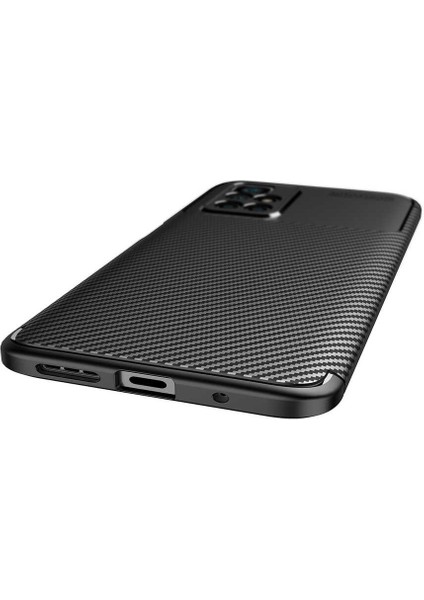 Xiaomi Redmi 10 Kılıf Karbon Koruyucu Yumuşak Silikon Nero Kapak
