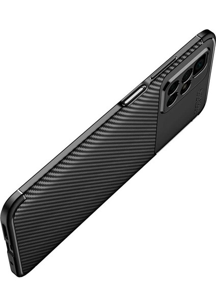 Xiaomi Redmi 10 Kılıf Karbon Koruyucu Yumuşak Silikon Nero Kapak