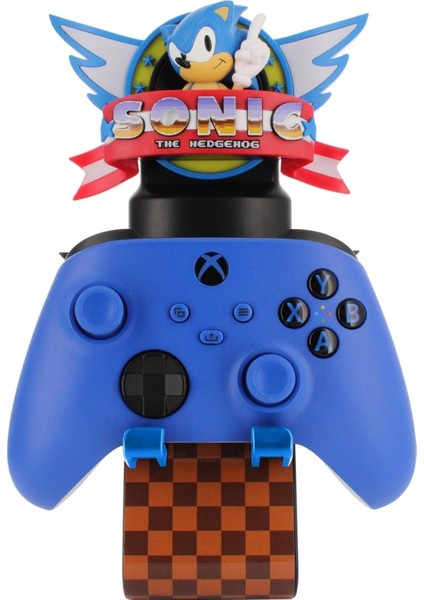 Cable Guys Sonic The Hedgehog Işıklı Stand Dualsense Dualshock Oyun Kolu Tutucu Telefon Uyumlu Cable Guys Lisanslı Orijinal