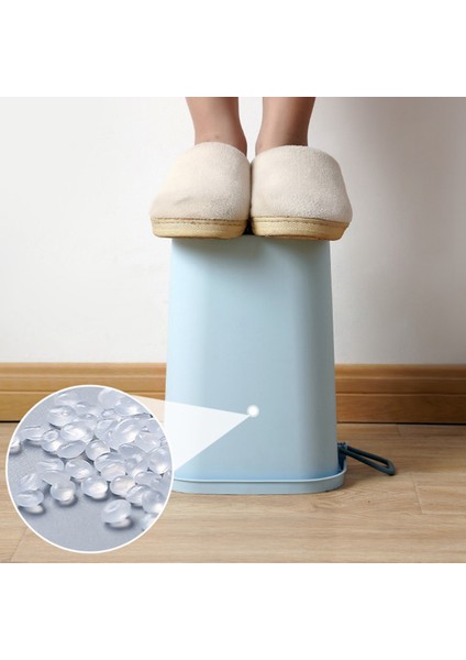 Mutfak ve Banyo Basmalı Tip Kalın Sağlam ve Dayanıklı Kulplu Çöp Kovası Lacivert (Yurt Dışından) fırsatları