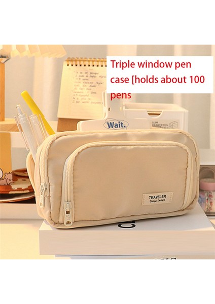 Büyük Kapasiteli Basit Japon Kalem Kutusu Kalem Kutusu Kız Saklama Çantası Kalem Kutusu Öğrenci Okul Malzemeleri (Yurt Dışından) fırsatları