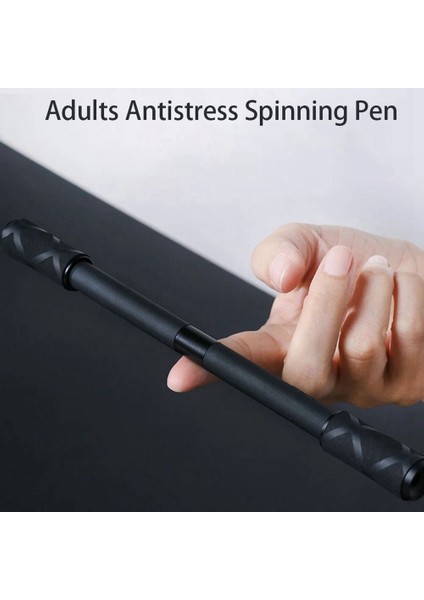 Iplik Kalem Fidget Spinner Dönen Oyuncaklar Yetişkinler Antistres Kaymaz El Spinner Oyuncaklar Siyah + Kırmızı (Yurt Dışından) fırsatları