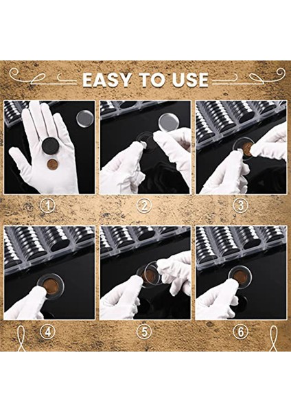 300 Adet 30 mm Madeni Para Kapsülleri Siyah Korumalı Conta Köpüğü ile 5 Boyut (17/19/21.5/25/27/30MM) Madeni Para Tutucu Kılıf (Yurt Dışından) fiyatları