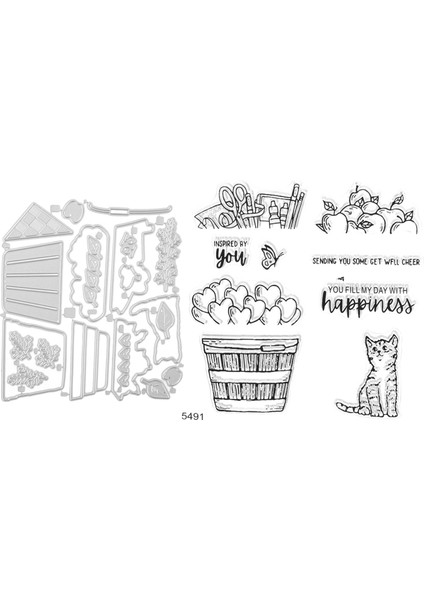 Kart Yapımı Için Pullar ve Ölür Dıy Scrapbooking Sanat El Sanatları Damgalama Pullar Sanat Malzemeleri Metal Kesme Ölür (5491) (Yurt Dışından) modelleri