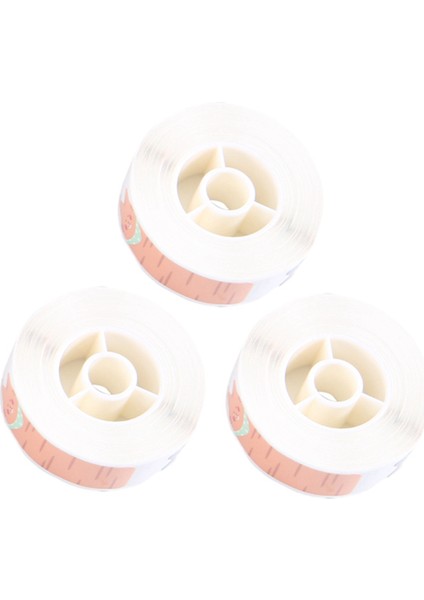 Etiketleme Makinesi Bandı, Siyah Kedi Desenli Dikey Etiket Bandı, Özel Şekilli Kendinden Yapışkanlı Etiket, 12 x 40MM 3 Rulo (Yurt Dışından)