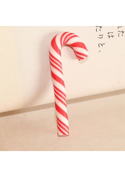 10 Adet Noel Kırmızı Baston Yumuşak Çömlek Takı Aksesuarları Yeni Yıl Şeker Kamışı Ev Dekorasyon (Yurt Dışından) modelleri