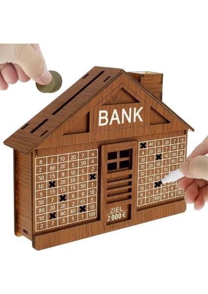 Yetişkin Çocuklar Için Ahşap Kumbara, Sayaçlı Kumbara, Kumbara, Yeniden Kullanılabilir Kumbara (Yurt Dışından) fiyatları