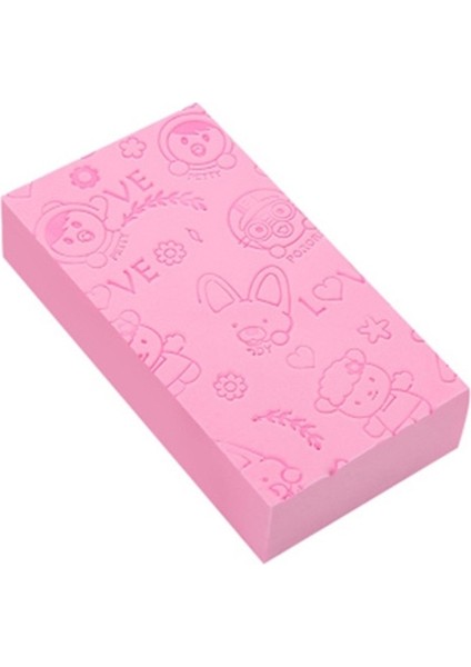 Square Sünger Vücut Temizleme Ovma Pembe (Yurt Dışından)